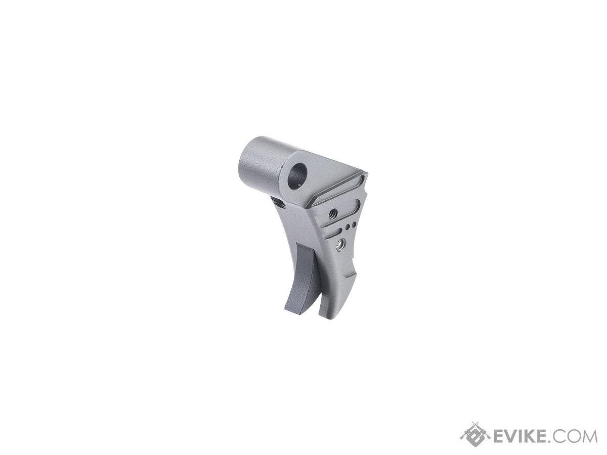 5KU EX Style Enhanced CNC Trigger for Elite Force Glock Gas Blowback Pistols (Color: Titanium Grey)