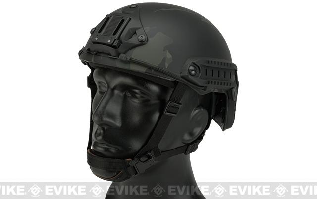 FMA  Bump Type Tactical Airsoft Helmet MICH Style - Multicam Black