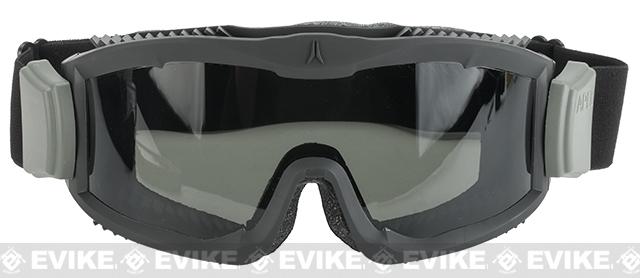 z Arena Industries Flakjak Tactical Goggles - Black (Grey Lens ...