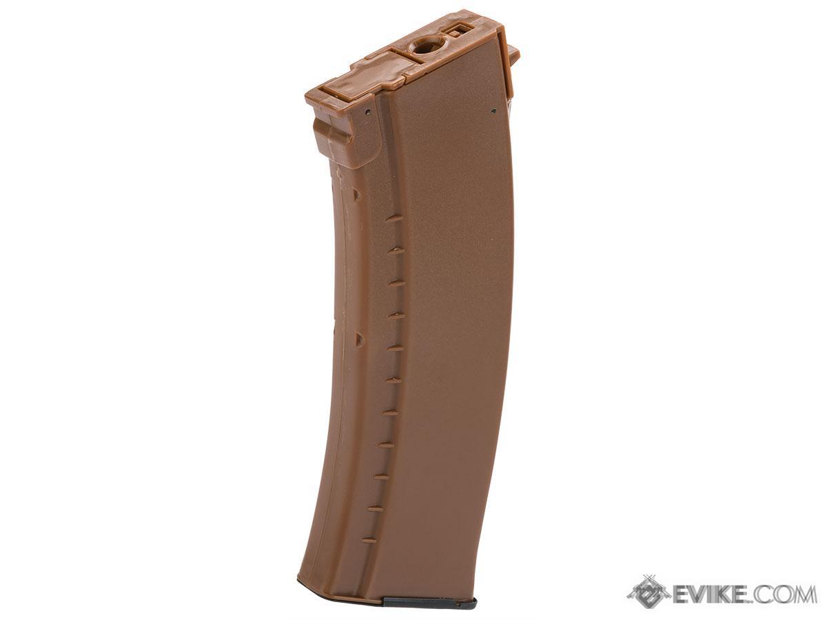 LCT LCK74 450 Round Imitation Bakelite Hi-Capa AEG AK Magazine (Color: Orange)