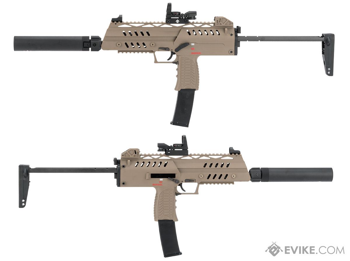 Evike.com Custom Valkyrie Smg-8 Gas Blowback Airsoft Rapid Deployment 