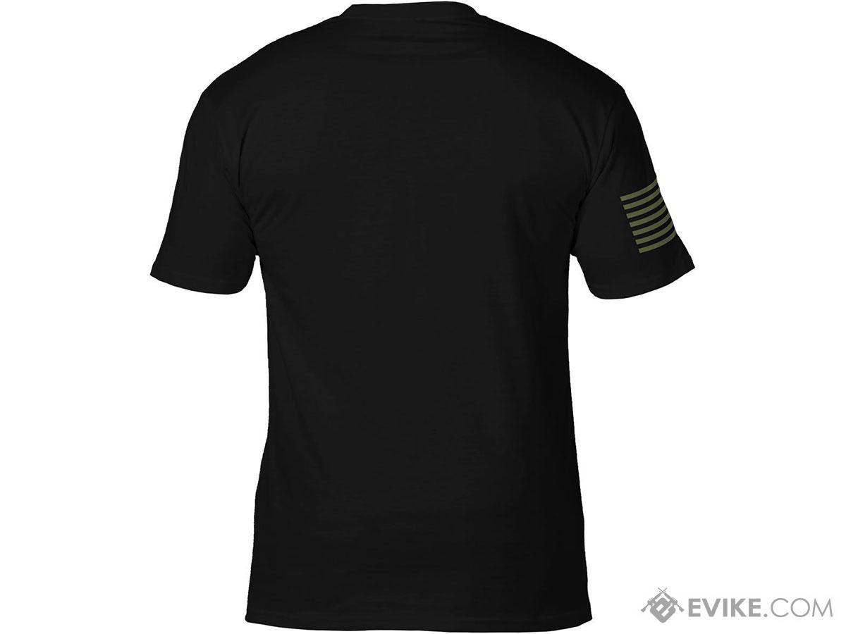 7.62 Designs Skull Battlespace Premium Men's Patriotic T-Shirt (Size: Navy  Camo Print / Medium)