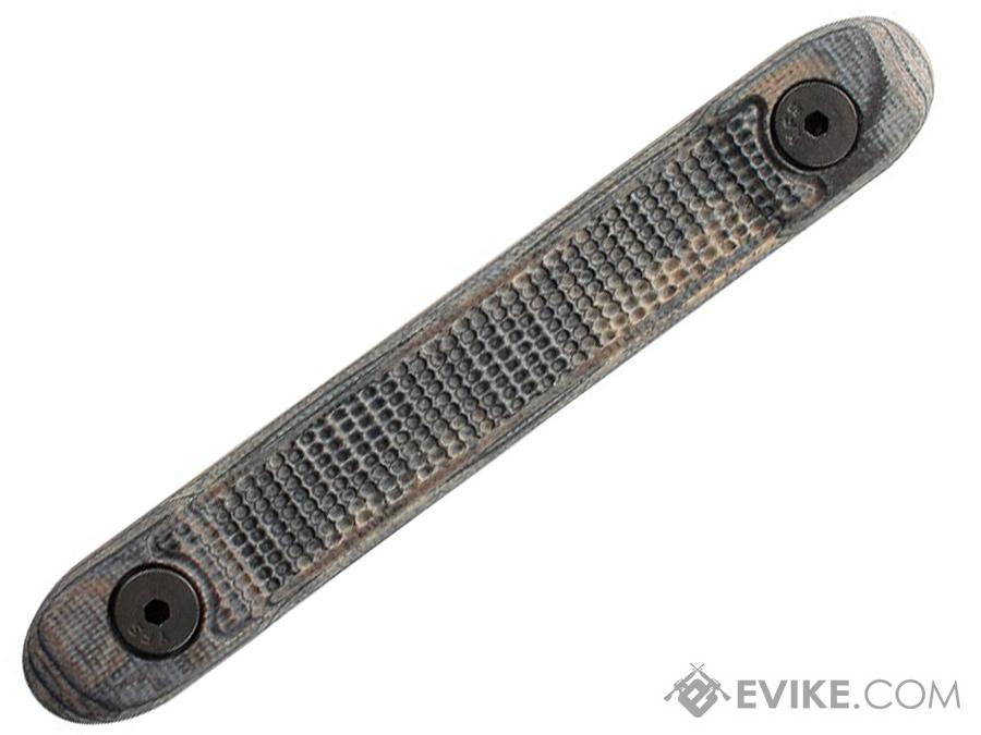 Hogue KeyMod G10 Rail Cover with Mini Piranha Texture (Color: Dark Earth)