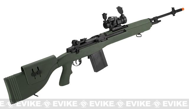 Z G&P M14 DMR Custom Airsoft AEG Sniper Rifle W/ Red Dot Scope ...