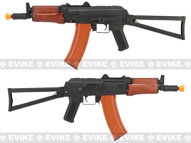 Full Metal Aks 74u Ak 74 Airsoft Aeg Rifle With Real Wood Furniture