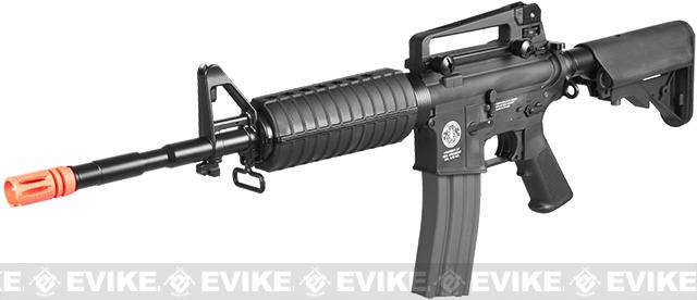 Evike.com Special Edition G&G Crane Stock CM16 Carbine Airsoft AEG Rifle (Package: Black / Gun Only)