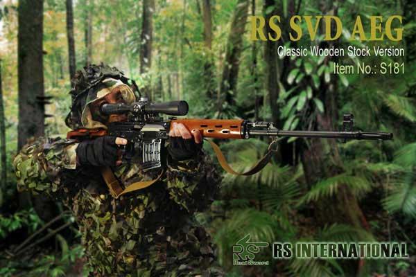 Real Sword Dragunov SVD Semi-Auto Airsoft Sniper Rifle. (Type 79