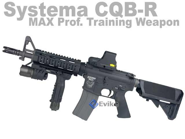 Z Systema Ptw Cqb R Max Prof Training Weapon With Real Steel R I S Reddot Scope And M900 Type Combat Light Airsoft Guns Airsoft Electric Rifles Evike Com Airsoft Superstore