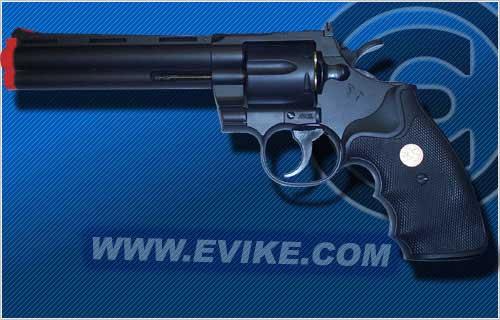 UHC Cobra Spring Revolver (Length: 6 / Black with Black Grips)