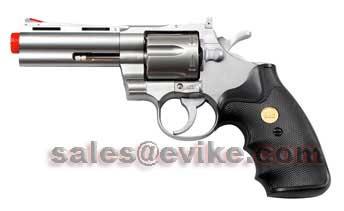 UHC Cobra  Spring Revolver (Length: 4 / Silver with Black Grips)