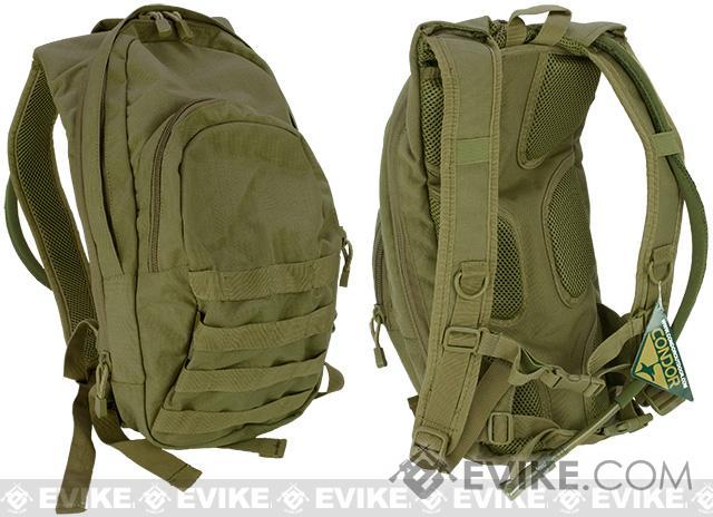 Condor Military Style Hydration w/ Tactical - Evike.com Backpacks Superstore (Color: Backpack OD Bags, Molle Green), Gear/Apparel, Airsoft