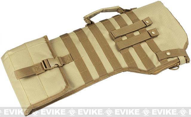 NcSTAR MOLLE Tactical Rifle / Shotgun Scabbard (Color: Tan)