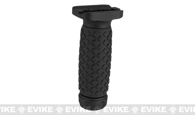 G&P CNC Aluminum Tactical Keymod Vertical Grip (Pattern: Diamond Pattern / Long / Black)