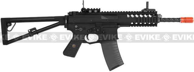 Répliques longues GBB : Fusil airsoft AWSS KAC PDW 8 GBB, blowback - noir  