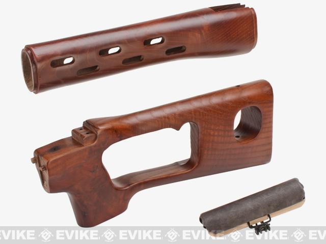 Aim Top High Grade Svd Real Wood Handguard Stock Kit W Cheek