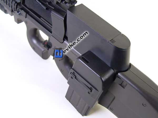 Matrix 1500 RD Box Magazine for P90 series Airsoft AEG (Marui King Arms ...