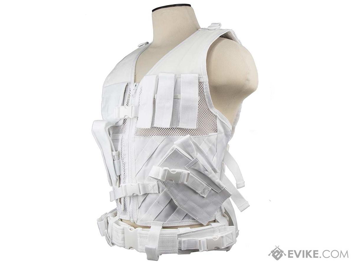 NcSTAR VISM Tactical Vest (Color: White / Medium), Tactical Gear ...