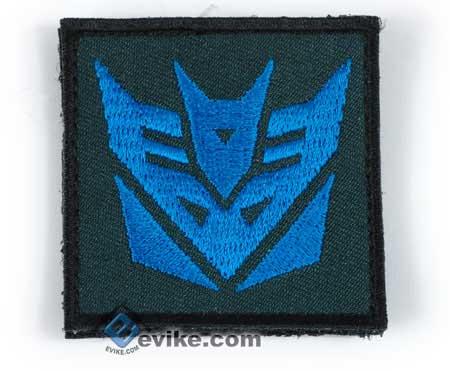 Tactical IFF (Identify Friendly Forces) Transformer 50mm Hook and Loop Patch (Blue)