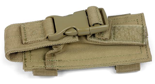 Horizontal MOLLE / Belt Mounted Pistol Magazine Pouch (Color: Tan ...