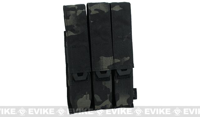 TMC MOLLE QUOP KRISS SMG Triple Mag Pouch (Color: Multicam Black)