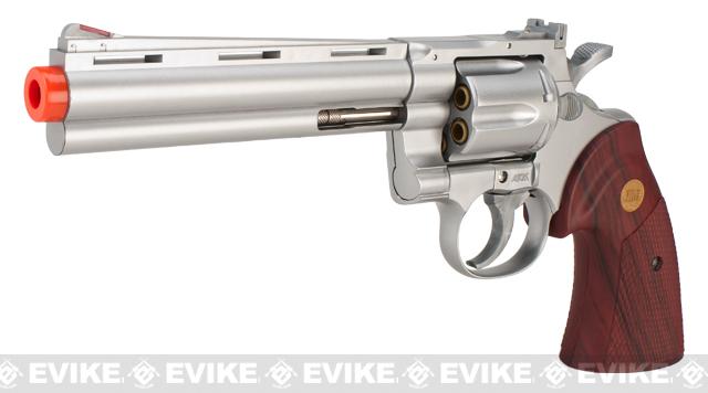 UHC Airsoft Spring Revolver w/ 4 Barrel - SILVER