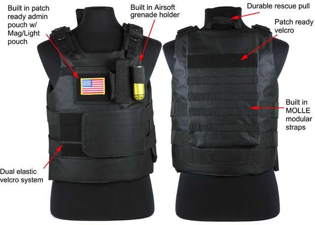 Matrix Tactical Systems Navy Seal Light Fighter Tactical PT Body Armor ...