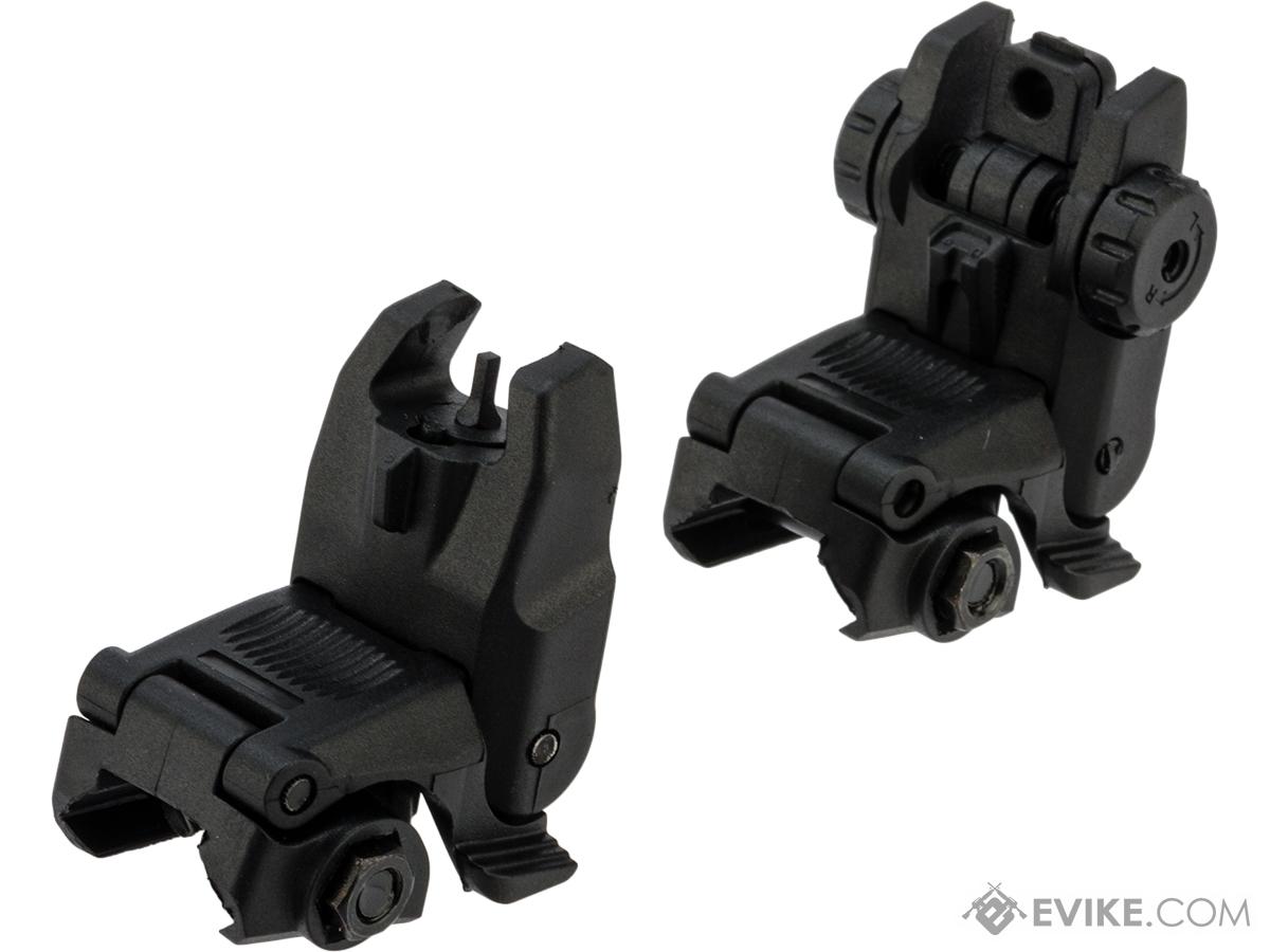 EMG Helios Adaptive Polymer Low Profile Flip-up Backup Iron Sights ...