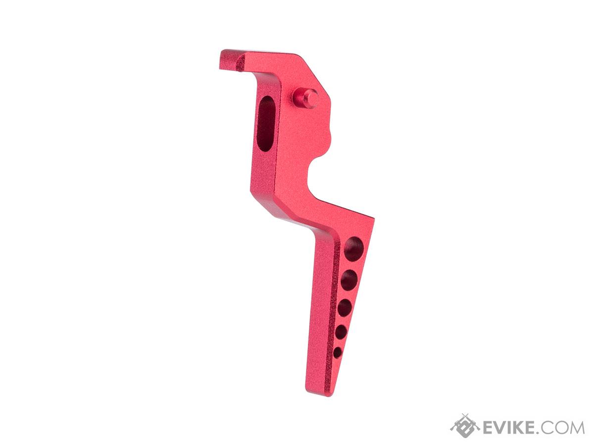 Action Army T10 CNC Aluminum Trigger for VSR-10 Airsoft Spring Sniper Rifles (Model: Type A / Red)