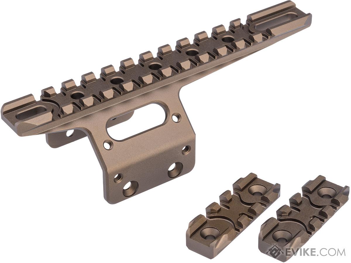 Action Army Front Rail Kit Rail for T11 Airsoft Sniper Rifles (Color: Flat Dark Earth)