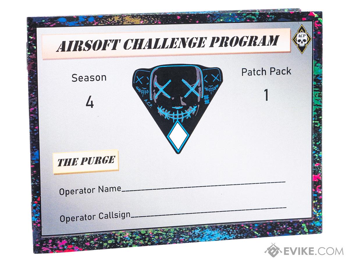 Airsoft Challenge Program Season 4 Patch Pack (Model: The Purge Elimination)