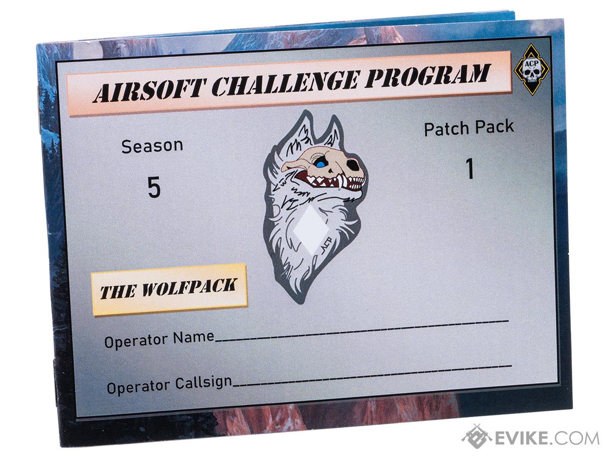 Airsoft Challenge Program Season 5 Patch Pack (Model: The Wolfpack Teamwork)