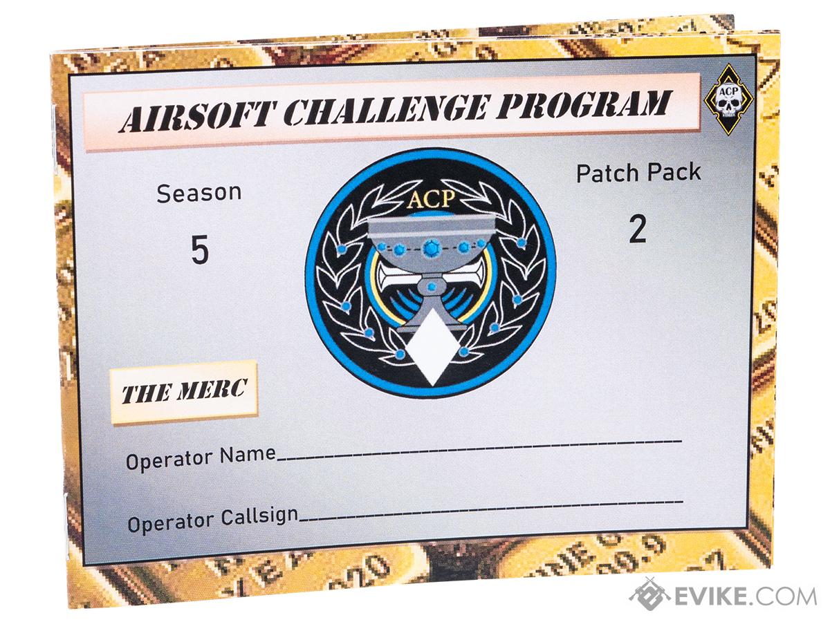 Airsoft Challenge Program Season 5 Patch Pack (Model: The Merc Difficult & Universal)