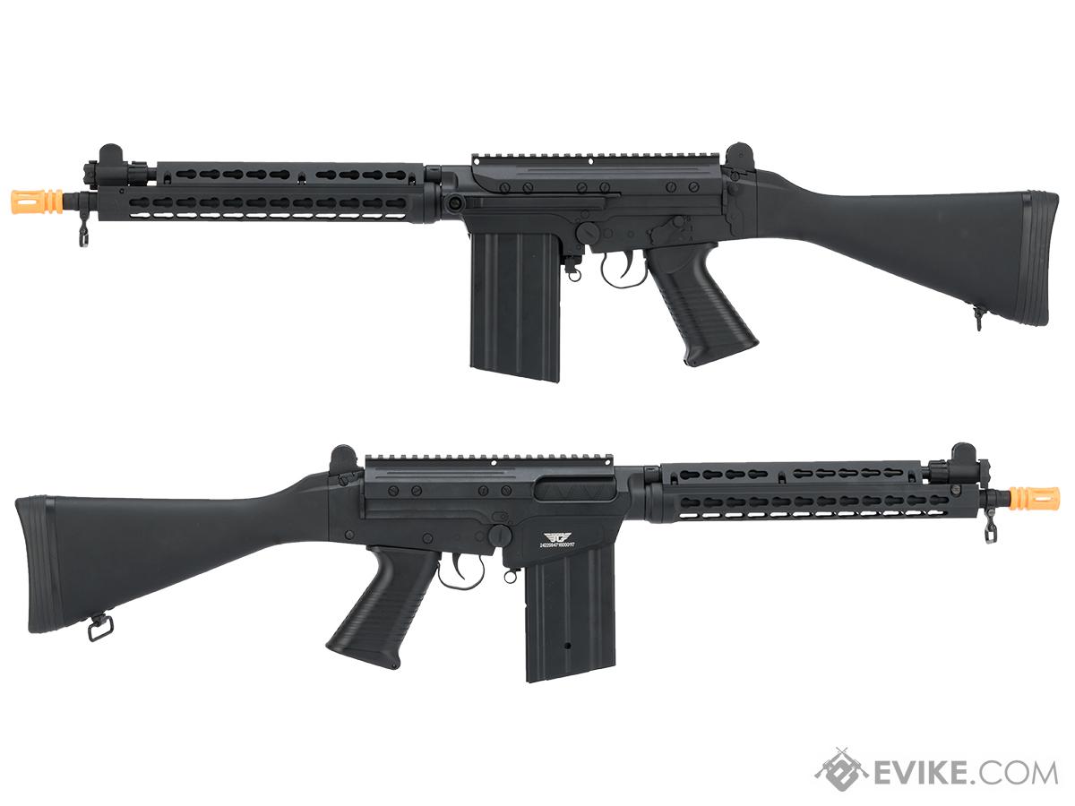 6mmProShop Full Metal FAL Carbine Airsoft AEG With Keymod Handguard ...