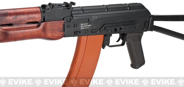 Cyma Advanced Ak74 Wolverine Full Metal Real Wood Electric Blowback