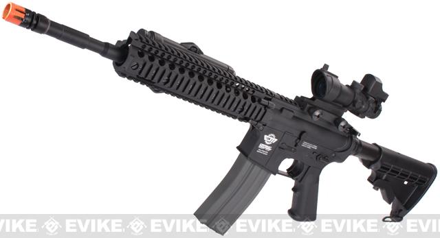 Evike Custom Class I G&G M4 Airsoft AEG Rifle - Daniel Defense 9" Black ...