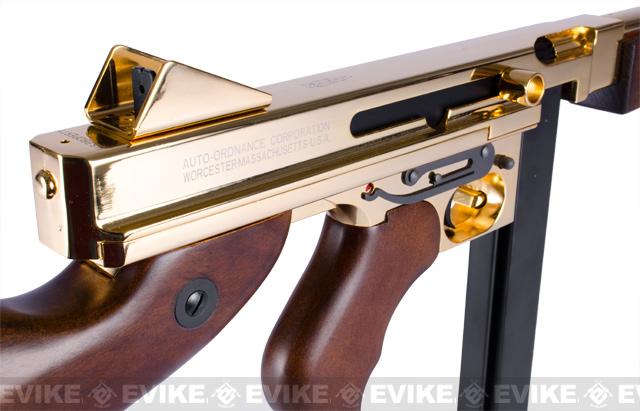 Thompson M1A1 Military Ultra Grade Plated Special Edition Airsoft