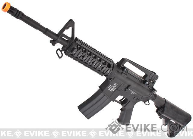 Colt Licensed Full Metal M4A1 RIS Carbine w/ Crane Stock Airsoft AEG Rifle