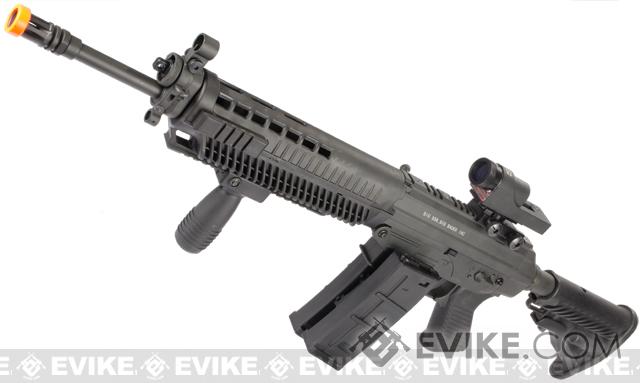 Swiss Arms Licensed 556 Airsoft AEG Rifle by Cybergun (Color: Black)