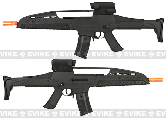 SRC SR8-2 XM8 Airsoft AEG Rifle with V.3 Reinforced Gearbox and Integrated  Scope (Color: Black), Airsoft Guns, Airsoft Electric Rifles - Evike.com  Airsoft Superstore