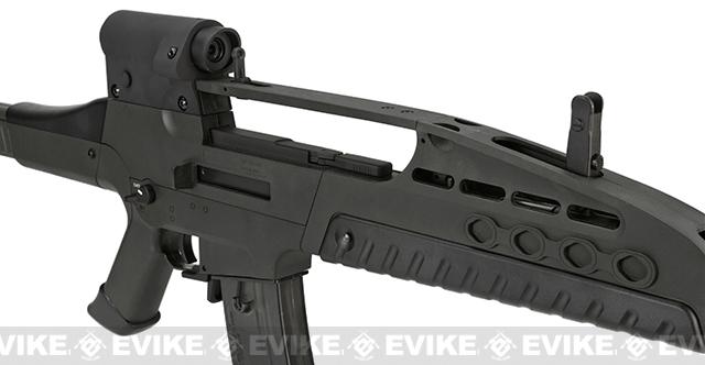 SRC SR8-2 XM8 Airsoft AEG Rifle with V.3 Reinforced Gearbox and Integrated  Scope (Color: Black), Airsoft Guns, Airsoft Electric Rifles - Evike.com  Airsoft Superstore