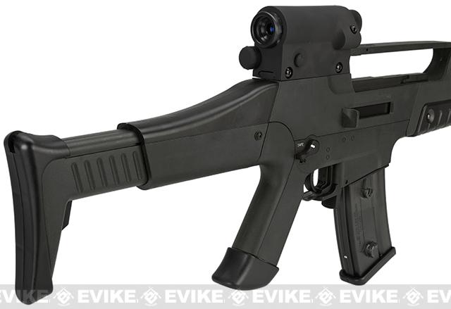 SRC SR8-2 XM8 Airsoft AEG Rifle with V.3 Reinforced Gearbox and Integrated  Scope (Color: Black), Airsoft Guns, Airsoft Electric Rifles - Evike.com  Airsoft Superstore