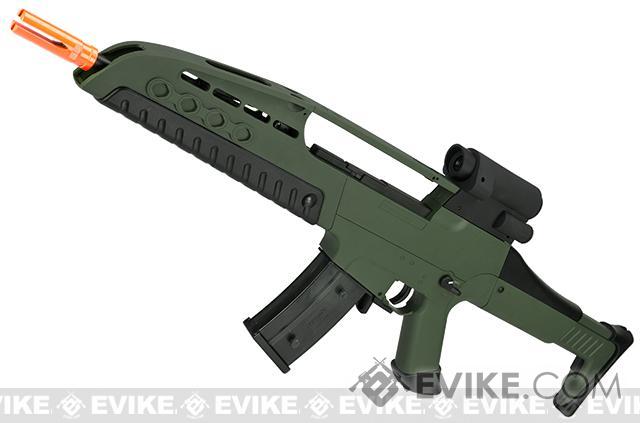 SRC SR8-2 XM8 Airsoft AEG Rifle with V.3 Reinforced Gearbox and Integrated  Scope (Color: OD Green), Airsoft Guns, Airsoft Electric Rifles - Evike.com  Airsoft Superstore