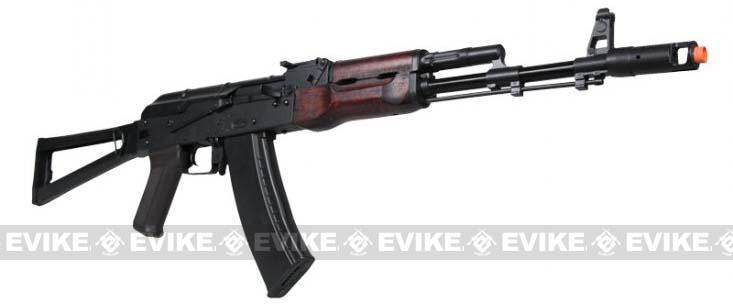 Echo1 Red Star Wolverine Full Metal / Real Wood / Blowback AK74 Airsoft ...