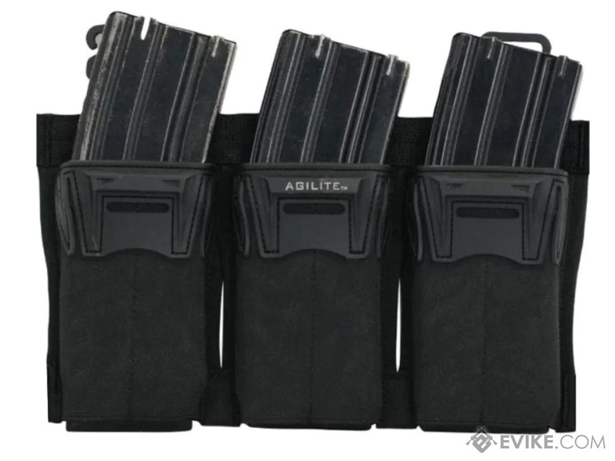 Agilite Pincer Placard Triple M4/M16 Magazine Pouch (Color: Black)