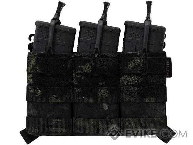 Agilite AG3 Placard Triple M4/M16 Magazine Pouch (Color: Multicam Black)