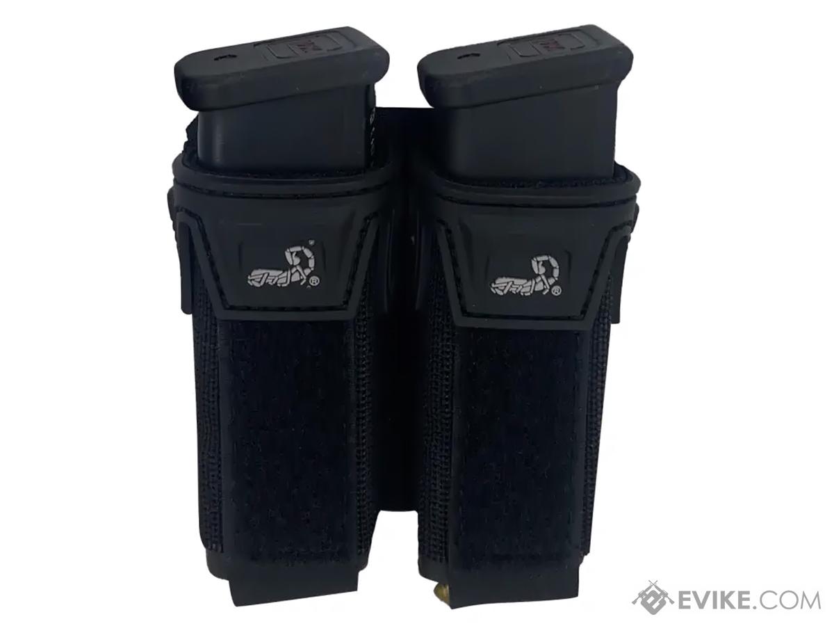 Agilite Pincer Double Pistol Pouch (Color: Black)