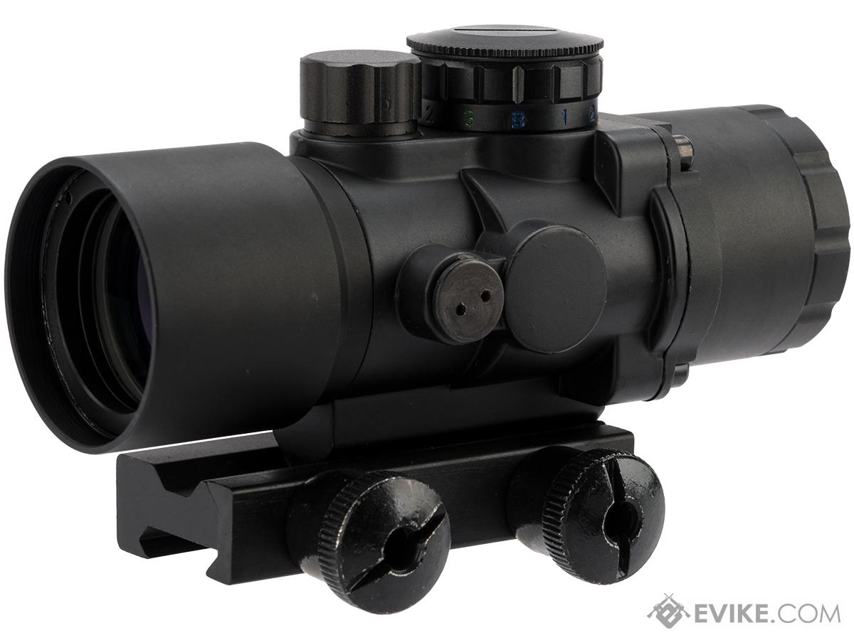 AIM Sports Prismatic Series 3X36 Rifle Scope with Rapid Ranging Reticle ...