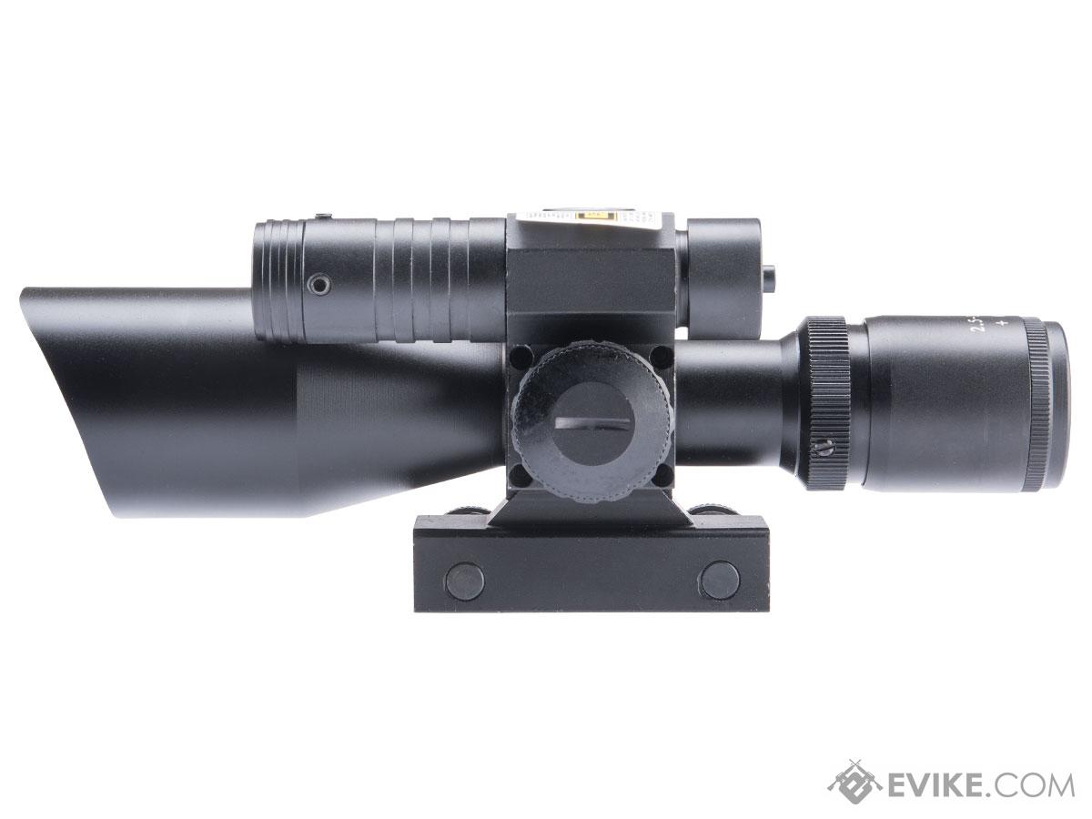 AIM Sports 2.5-10x40 Dual Illuminated Tactical Scope w/ Green Laser,  Accessories & Parts, Scopes & Optics, Rifle Scopes - Evike.com Airsoft  Superstore