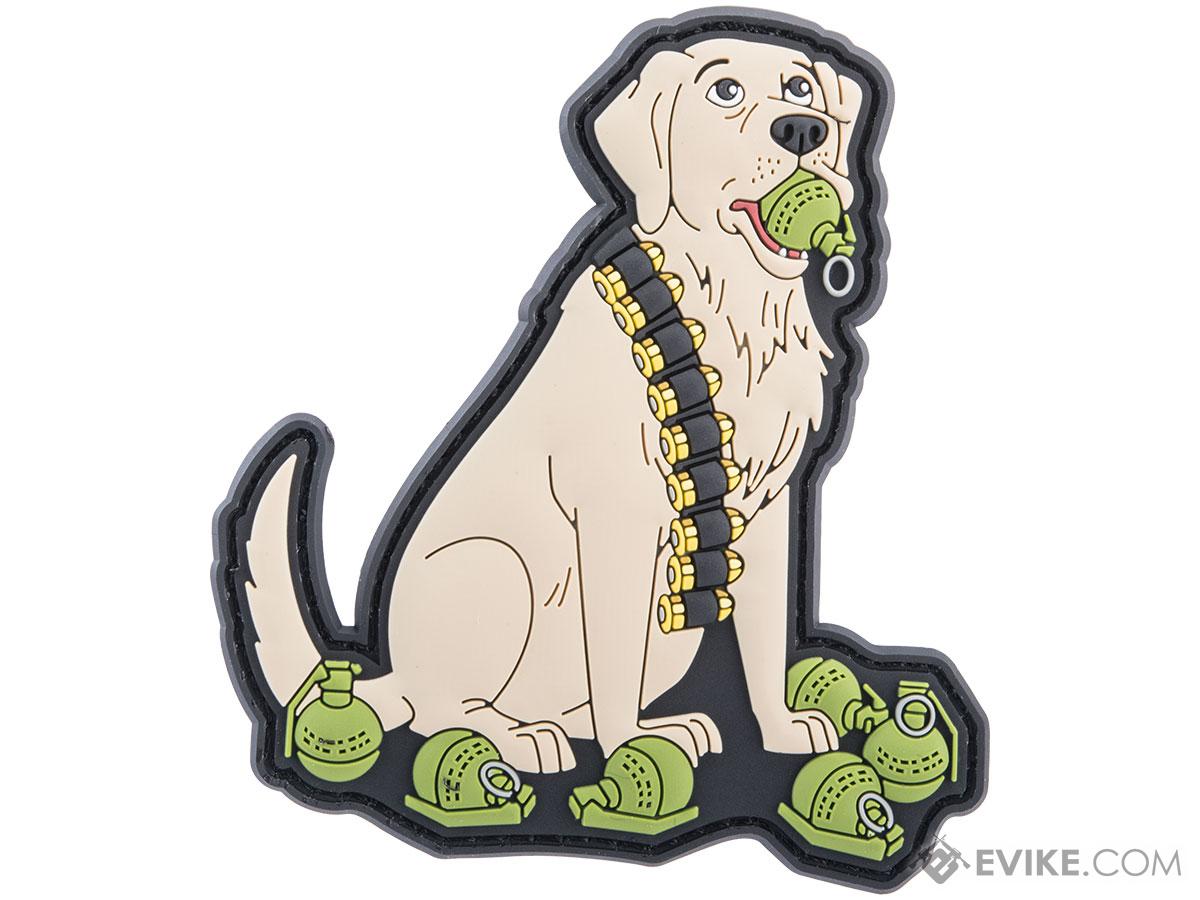 Patch Fiend Tactical Dog Series PVC Morale Patch (Design: Go Fetch The Grenadier Retriever)