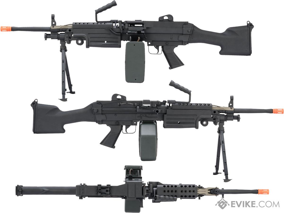 A K Cybergun Fn Licensed Middleweight M Minimi Saw Machine Gun